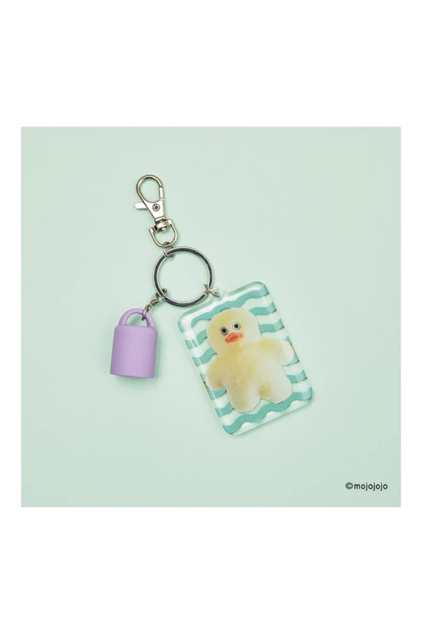 mojojojo × John Masters Organics Lip Calm Keychain & Green Charm Pouch Set