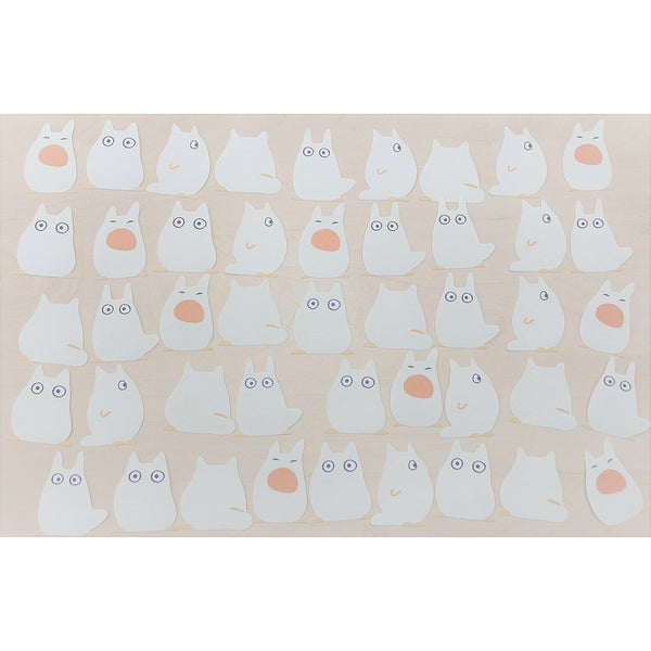 My Neighbor Totoro Little Totoro Flake Stickers – 45 Pieces