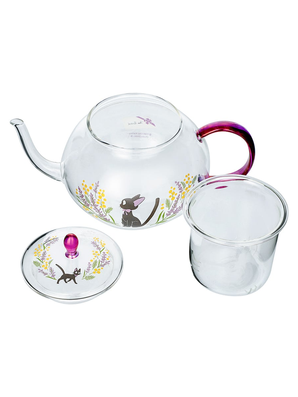 Kiki's Delivery Service Flower Bouquet Glass Teapot 580ml