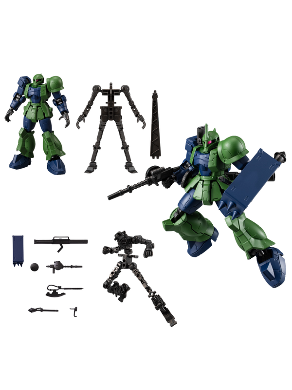 Mobile Suit Gundam G Frame FA 09 Zaku I Armor & Frame Set Poseable Figure