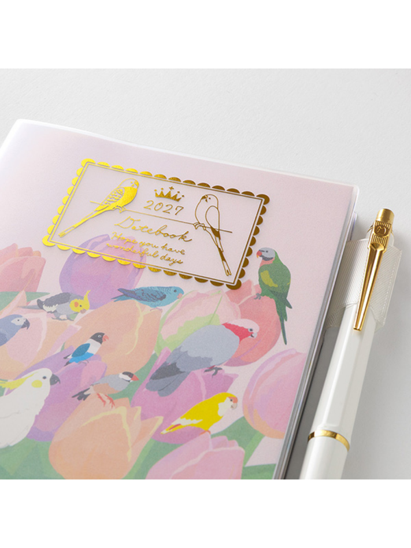 Midori 2027 A6 Bird Diary Japanese Planner 22445006