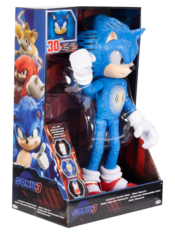 Sonic the Hedgehog 3 Ultimate Talking Sonic 12-Inch Action Figure