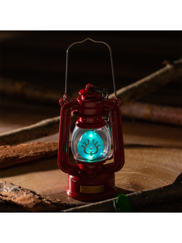 Castle in the Sky Glowing Flying Stone Lantern Keychain