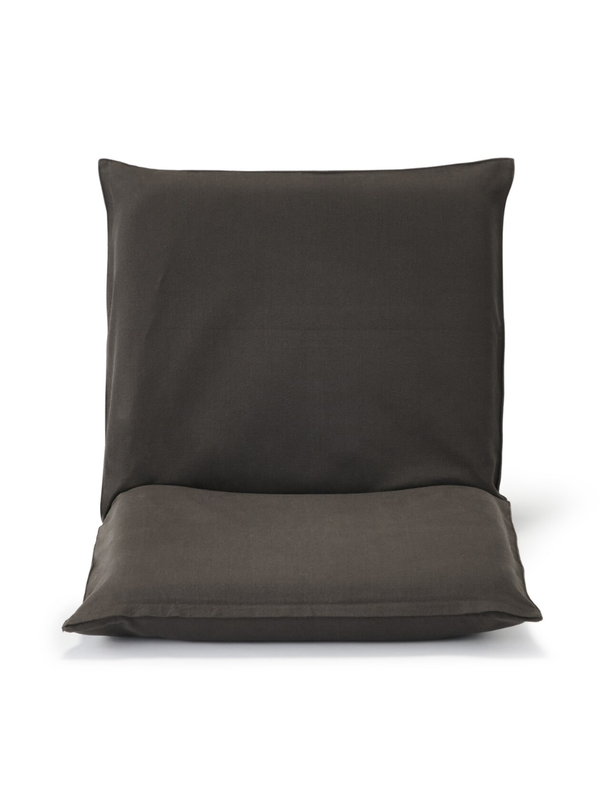 MUJI Floor Chair Large Cotton Canvas