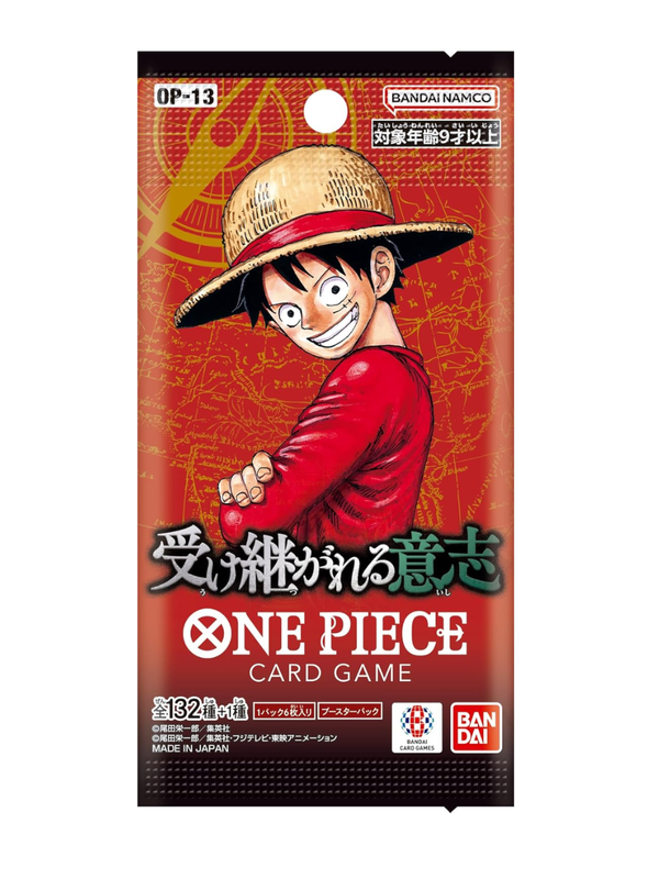 ONE PIECE Trading Card Game Booster Pack OP-13- "Inherited Will"- 3rd Anniversary Edition