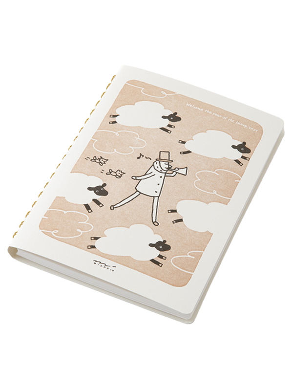 Midori Ojisan B6 Ring Notebook & Acrylic Charm Set (91804435)