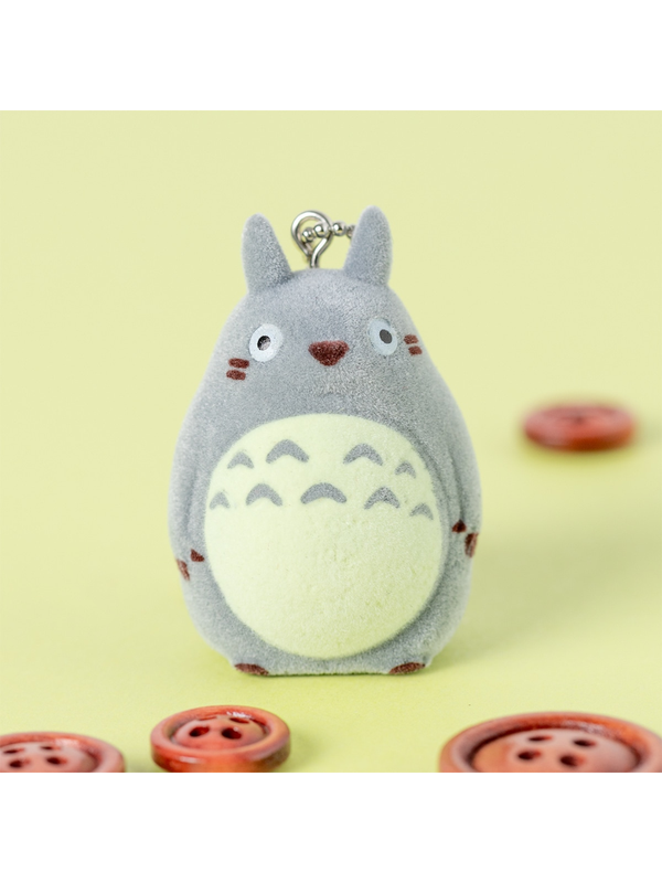 My Neighbor Totoro Flocking Keychain Big Totoro