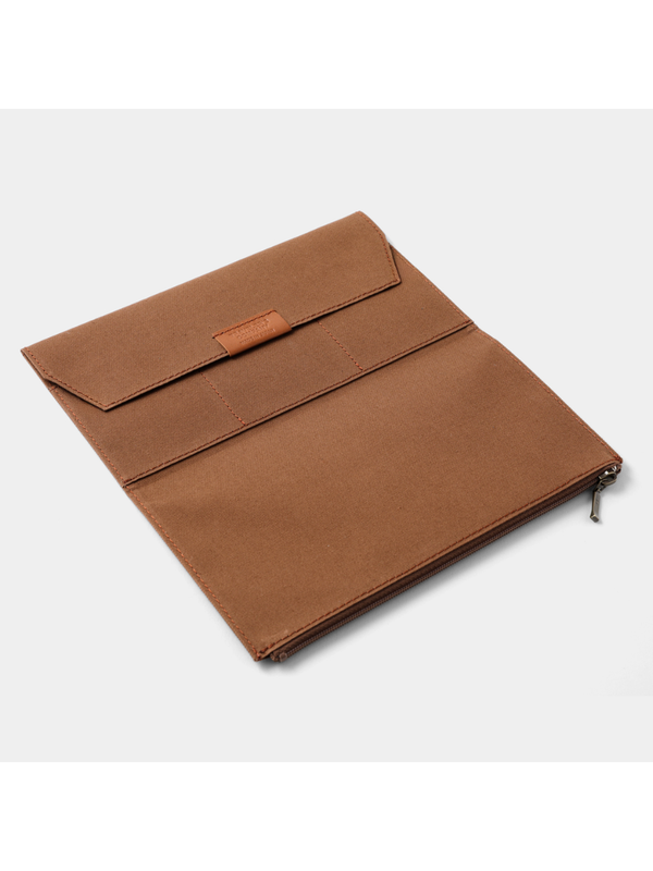 TRAVELER’S notebook Cotton Zipper Case Coffee Brown