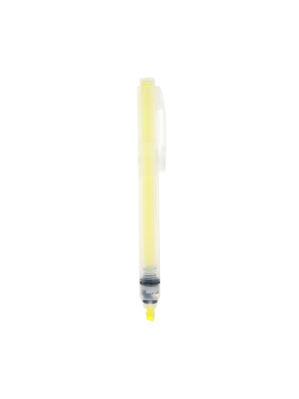 MUJI Polypropylene Retractable Highlighter Pen