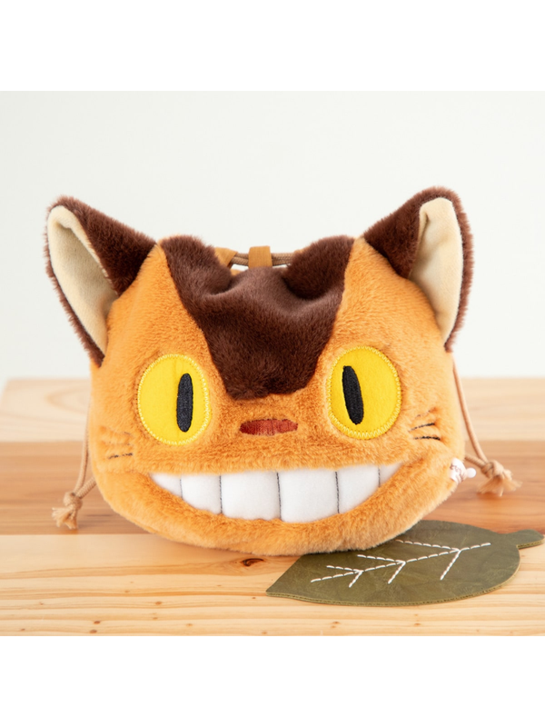 My Neighbor Totoro Catbus Plush Drawstring Pouch Bag