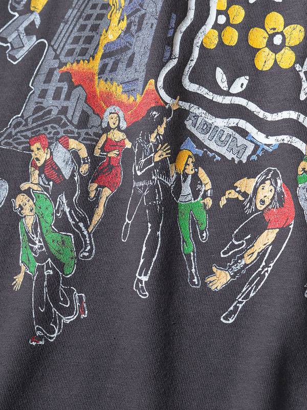 Kapital 20 Jersey Crew Neck T-shirt (BUSTER PECKISH BOWY print)