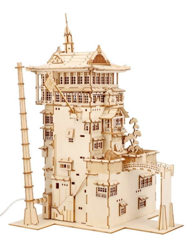 Spirited Away Yubaba’s Bathhouse Wooden 3D Puzzle