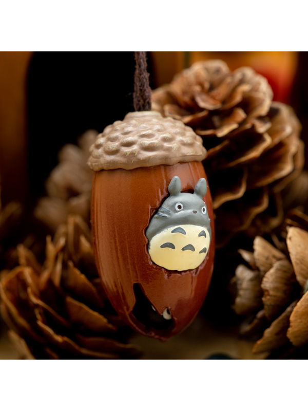 My Neighbor Totoro Rolling Acorn Holder Keychain Totoro and Little Totoro