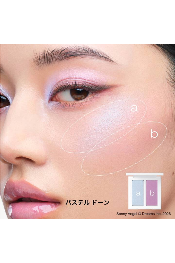 【Pre-Order】shu uemura × Sonny Angel 2026 Holiday Limited Edition Face Duo Highlight and Blush Duo