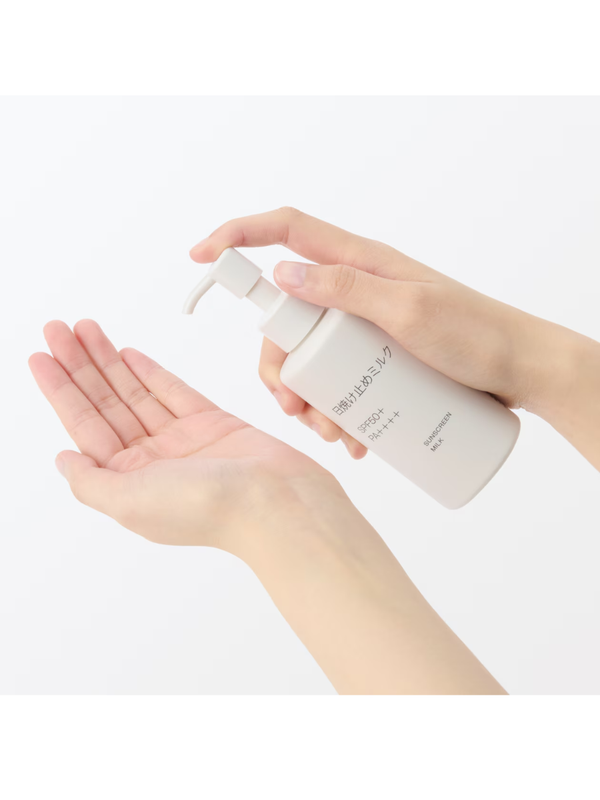 MUJI Sunscreen Milk SPF50+ PA++++