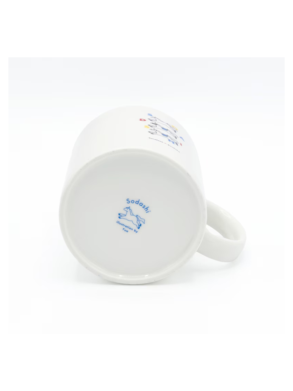 Sodashi Commemorative Ceramic Mug B – White | Retirement Edition