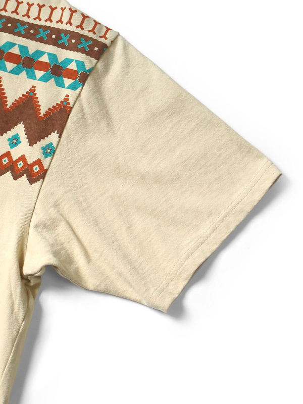 Kapital 20/-Tenjiku Ringer T-shirt (Powwow pt)