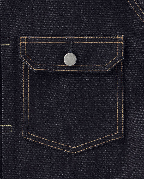 MOMOTARO #002 SILK DENIM JACKET 15oz - detail
