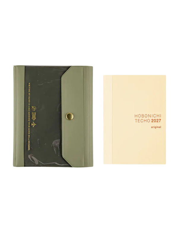 Hobonichi Techo Aileron Gray Cover Original Size A6 PVC Planner Cover 2027