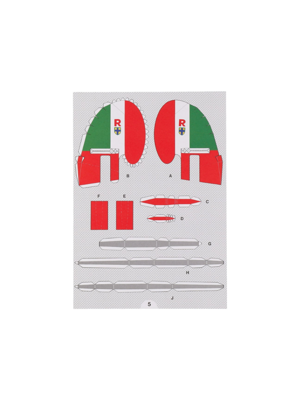Porco Rosso Savoia S-21 Prototype Seaplane Paper Craft Model