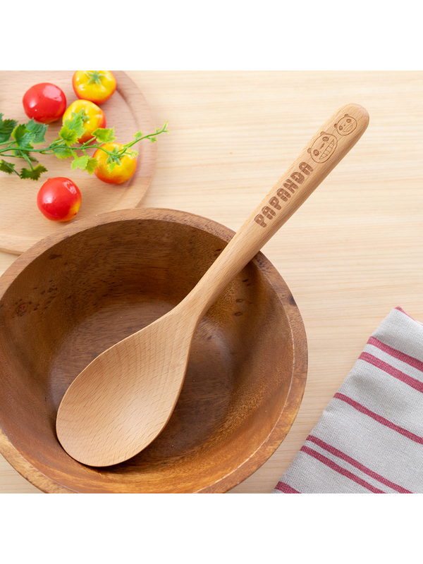 Panda! Go Panda! Papanda Wooden Serving Spoon
