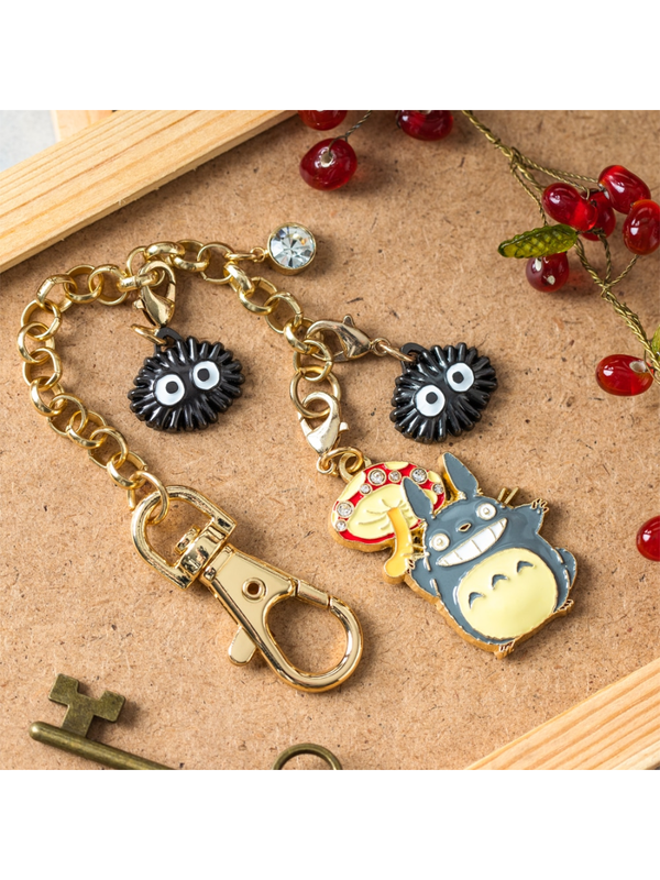My Neighbor Totoro Big Totoro Metal Charm Keychain