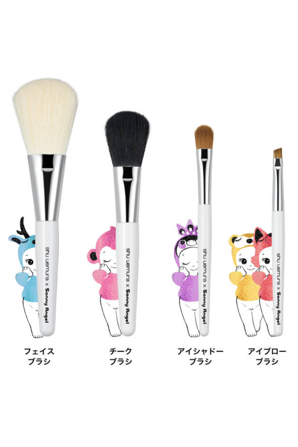 Shu Uemura x Sonny Angel Spirit Brush Kit Makeup Brush Set with Pouch