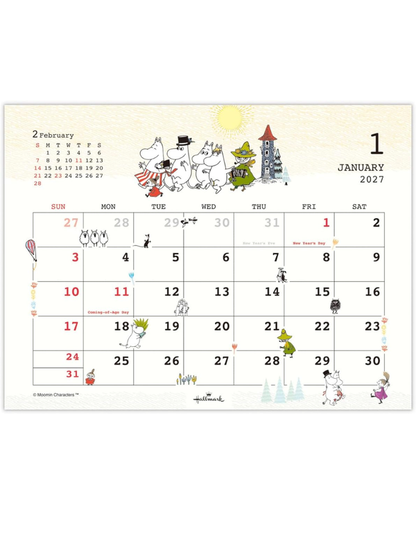 Hallmark Moomin Little My 2027 Desk Calendar