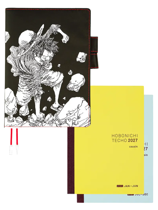 Hobonichi Techo A5 Cousin 2027 – ONE PIECE Magazine Straw Hat Luffy Planner + Cover