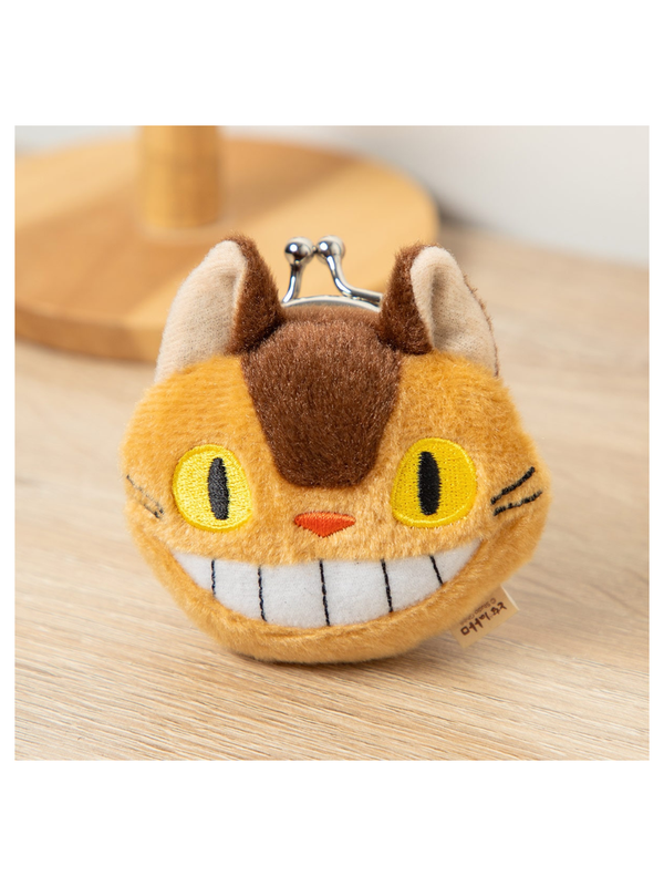 My Neighbor Totoro Catbus Mini Coin Purse with Ball Chain