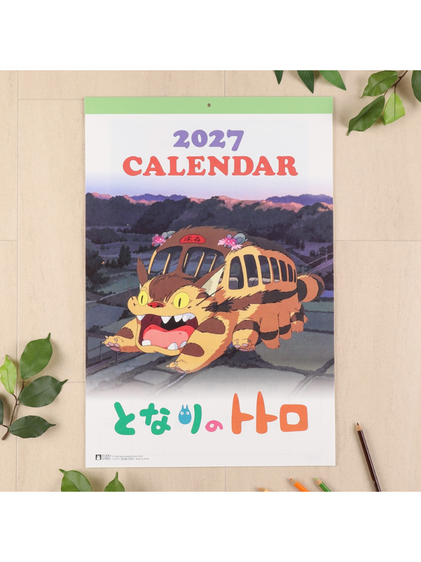 My Neighbor Totoro 2027 Wall Calendar