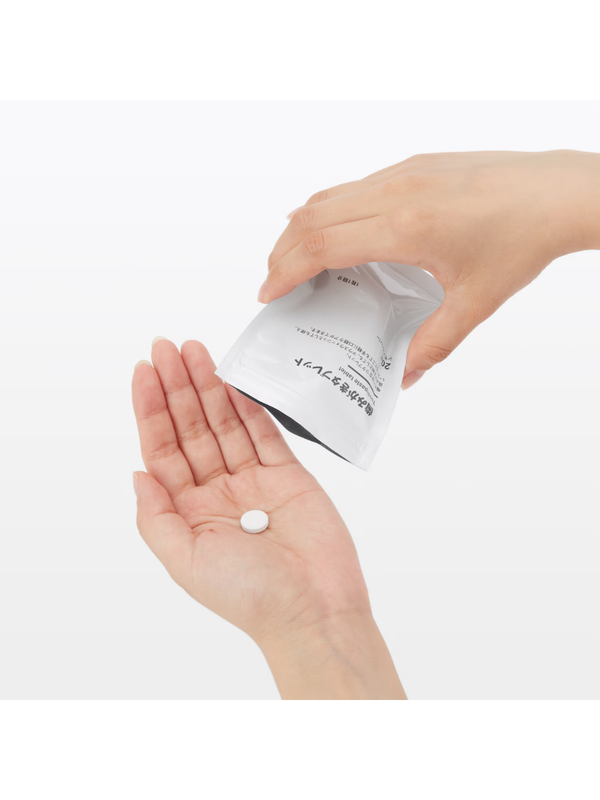 MUJI Toothpaste Tablets Chewable Oral Care Tablets 20pcs 10g