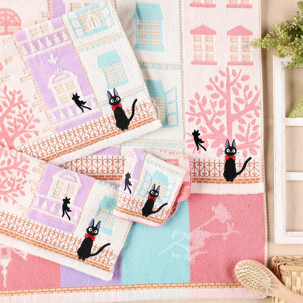 Kiki's Delivery Service “Apartment” Mini Towel – Jiji and Kitten Design