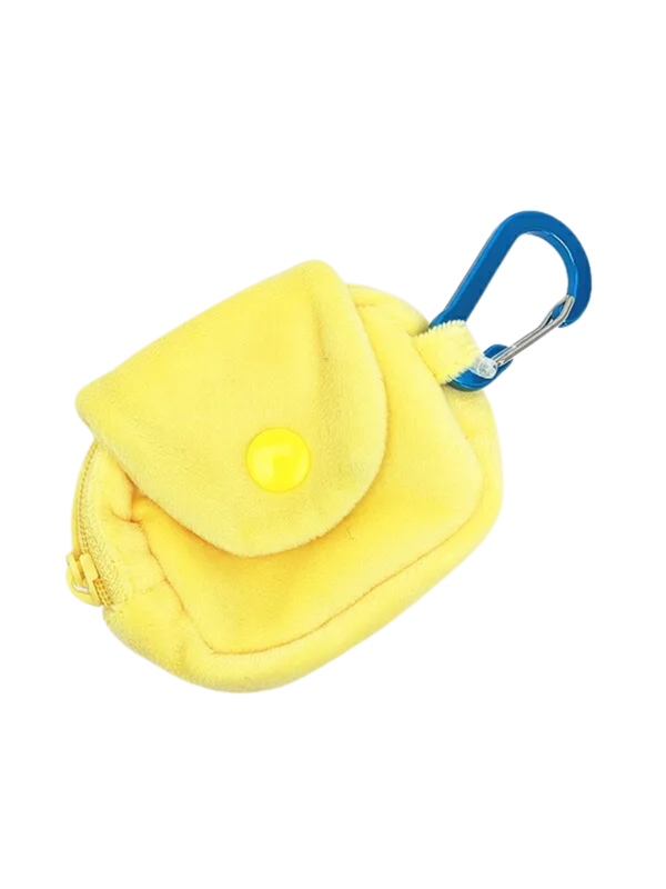 Npochamu Kimimaro Mini Pouch with Carabiner Yellow