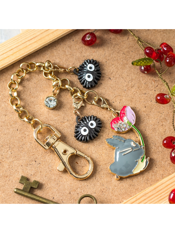 My Neighbor Totoro Big Totoro Metal Charm Keychain