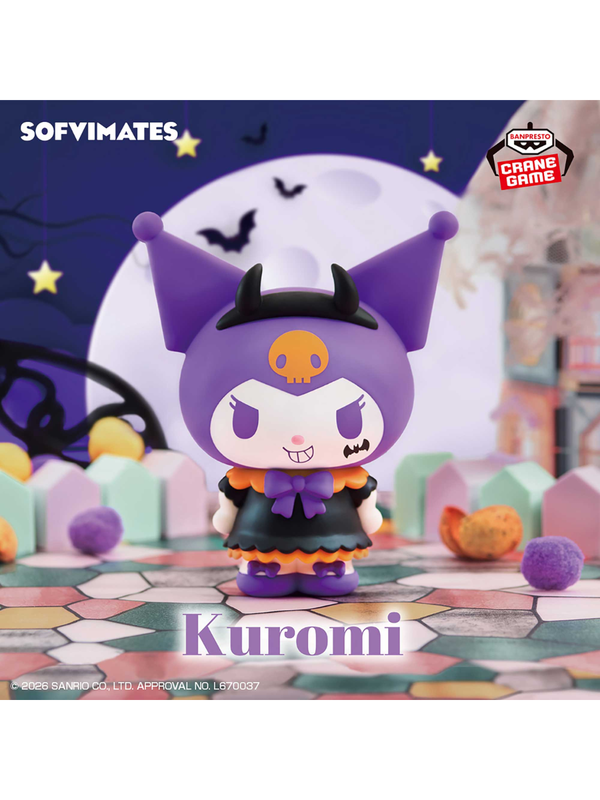 Bandai Sanrio Characters Kuromi Halloween SOFVIMATES Large Figure