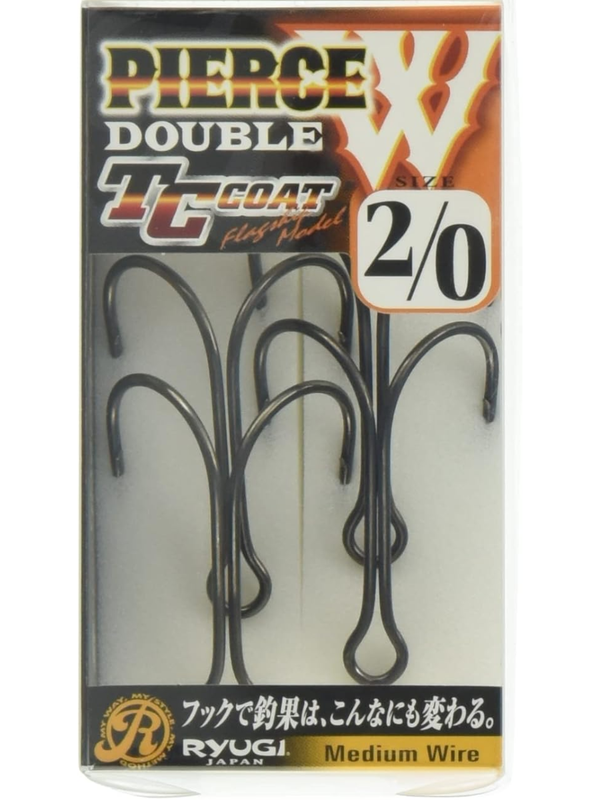 RYUGI HPW060 TC Pierce Double Fishing Hook