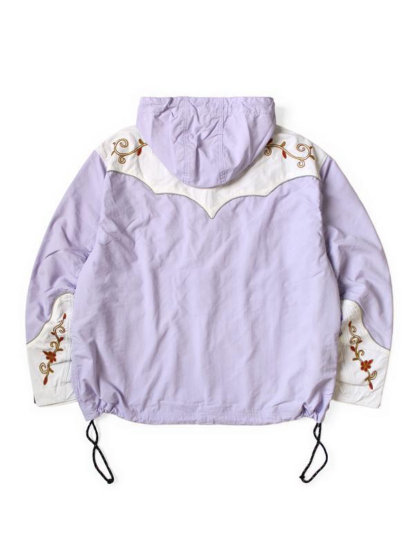 Kapital Nylon Taffeta 2TONE Tennessee Cactus Flower Parka Jacket