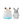 Load image into Gallery viewer, Baby Pair Set "Lovely Wedding" - Chocolate Rabbit Baby Krem &amp; Cotton Rabbit Baby Charlie (Wedding Attire)
