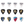 Load image into Gallery viewer, Fender Flagship Tokyo Limited Pick Tin Hokusai 351 Heavy Guitar Picks Set  12-Pack
