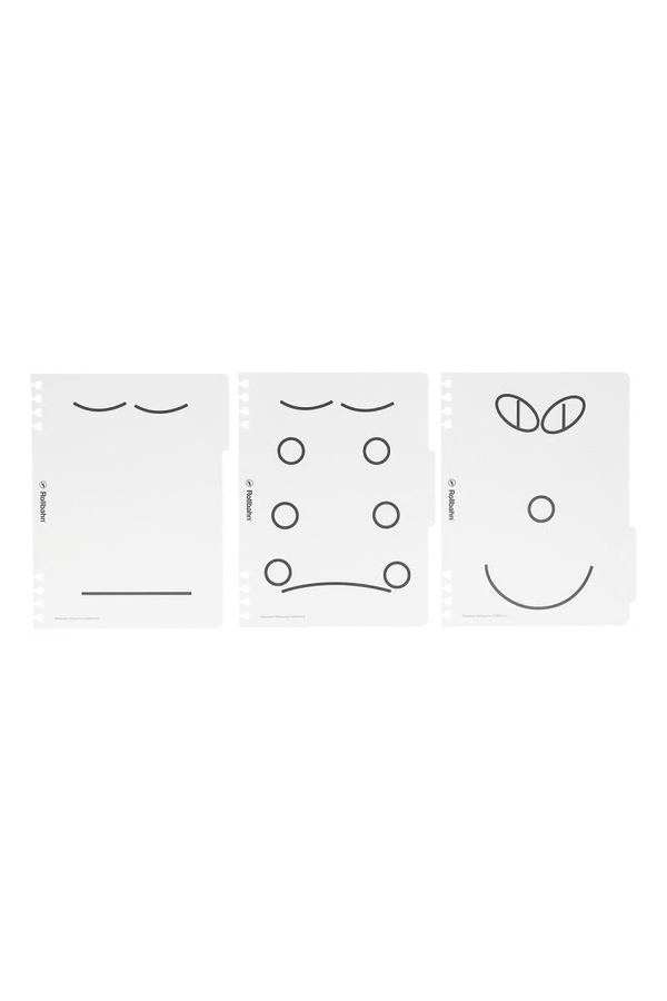 Rollbahn Flexible Life Log L Notebook Set – Masanao Hirayama Face Illustration Design