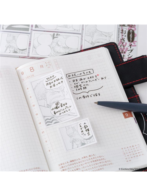 Hobonichi ONE PIECE magazine Veteran Characters Sticky Notes