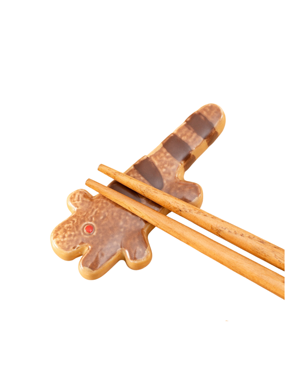 Panda Kopanda Tiger Cookie Chopstick Rest Ceramic Tableware
