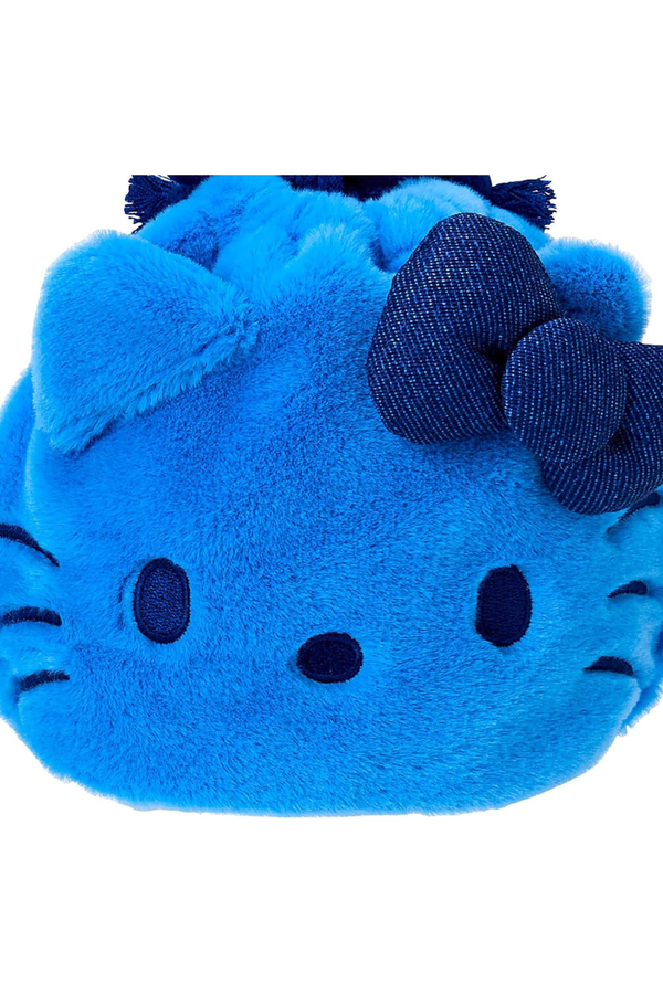 Sanrio Hello Kitty Face Drawstring Pouch – Blue