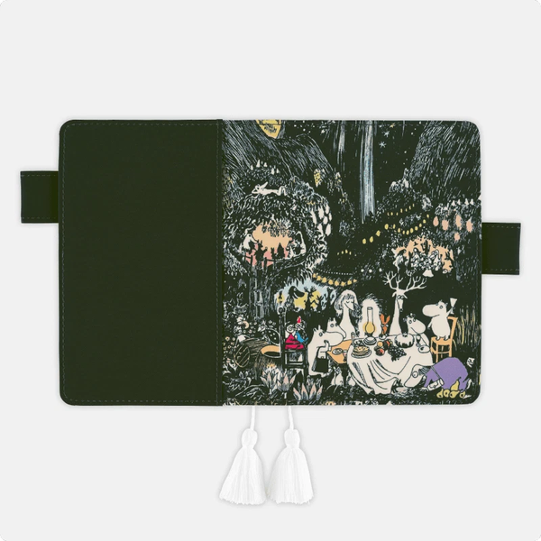 Hobonichi Techo 2026 Moomin Series "A Big Party Night" A5 English Edition Planner + Cover