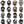 Load image into Gallery viewer, Bandai Demon Slayer Tanjiro B-Side Label Sticker 16 Types Set
