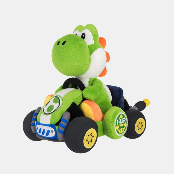 Mario Kart World Yoshi Plush Toy – Standard Kart Version