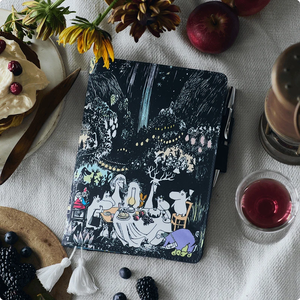 Hobonichi Techo 2026 Moomin Series "A Big Party Night" A5 English Edition Planner + Cover