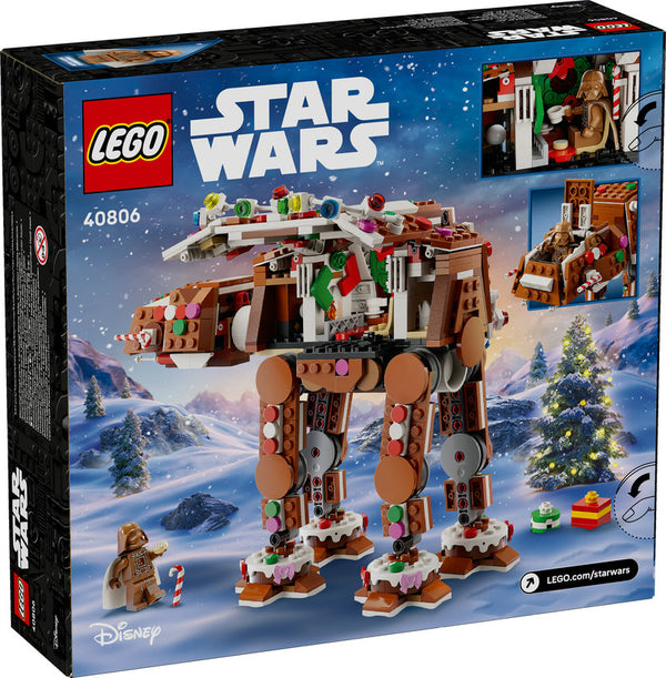 LEGO Star Wars AT-AT Walker Gingerbread 40806 Holiday Edition Building Set