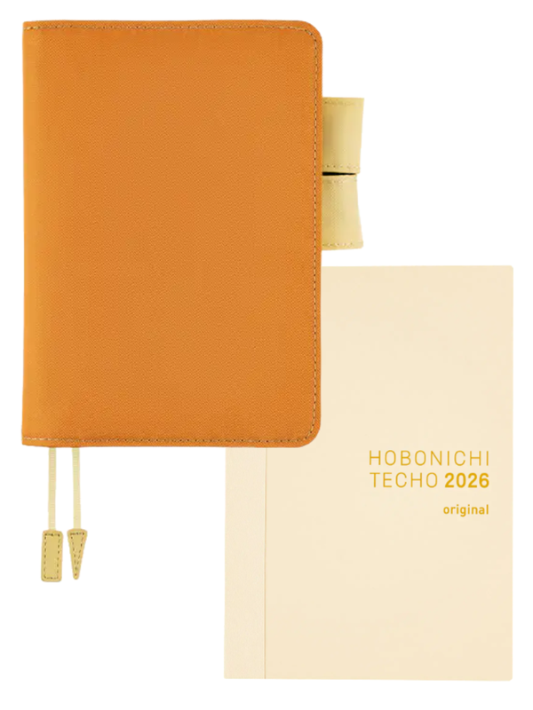 Hobonichi Techo Colors Butterscotch Cover Original Size A6 Polyester Planner Cover